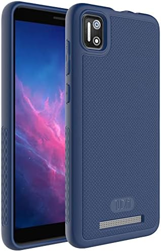 TUDIA Slim Grip Designed for Cloud Mobile Stratus C7 Phone Case, [LINNGrip] Shockproof Lightweight Non-Slip Soft TPU Ultra Slim Protective Case Cover for Stratus C7 (Indigo Blue)