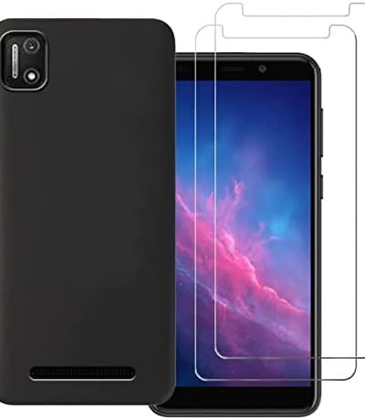Ansxder TPU Case Compatible with Cloud Stratus C7, Case Soft TPU Slim Protective Cover for Cloud Stratus C7 Case+2 Pack Tempered Glass Screen Protector